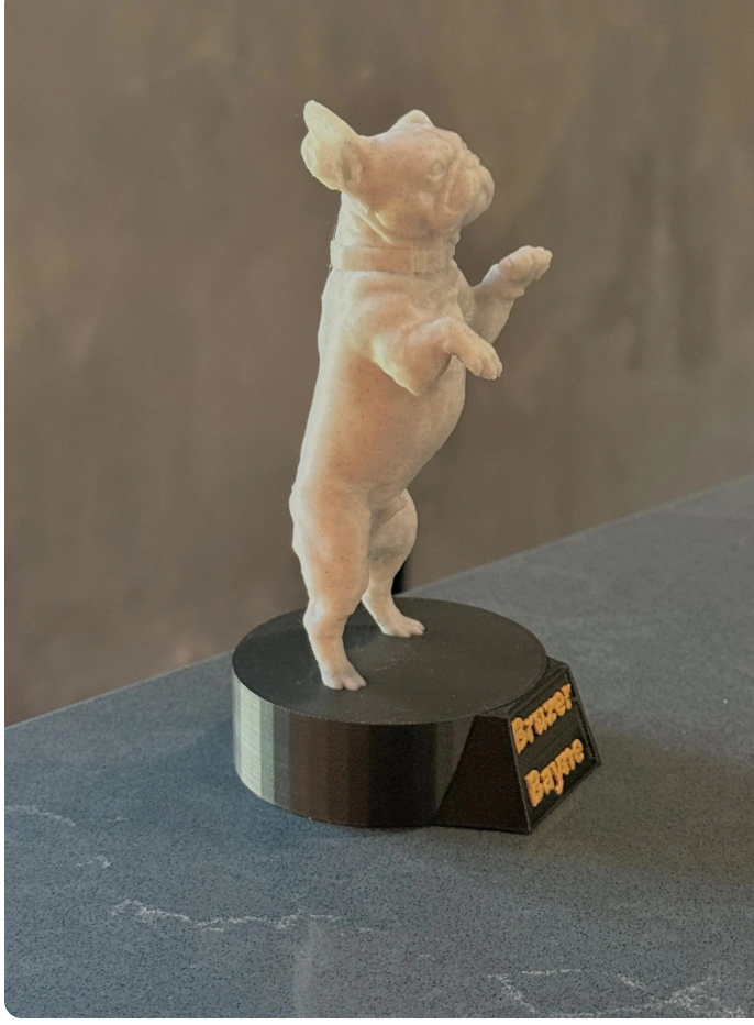 Custom Pet Statue From Photos – Personalized 3D Printed Keepsake