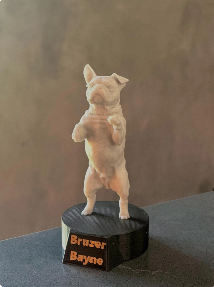 Custom Pet Statue From Photos – Personalized 3D Printed Keepsake